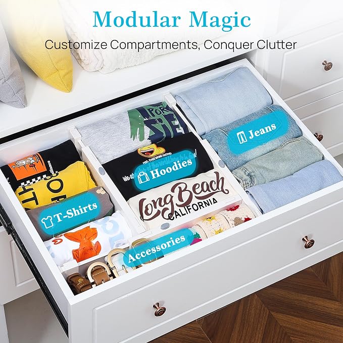 Vtopmart 4" High Drawer Dividers - Image 3