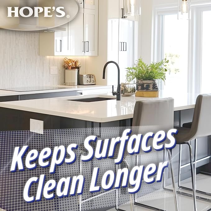 HOPE'S Perfect Kitchen Cleaner Spray - 32 Oz No-Residue All Purpose Cleaning - Image 6