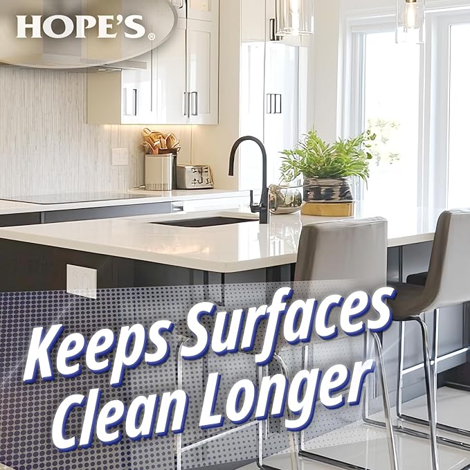 HOPE'S Perfect Kitchen Cleaner Spray - 32 Oz No-Residue All Purpose Cleaning - Image 6