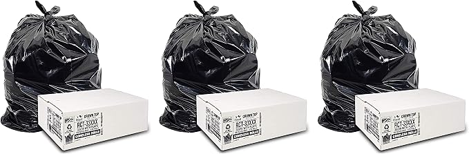 Heavy Duty 33 Gallon Trash Bags by AlufPlastics