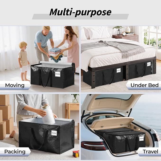 8 Pack Extra Large Clothes Storage Bins - Image 6