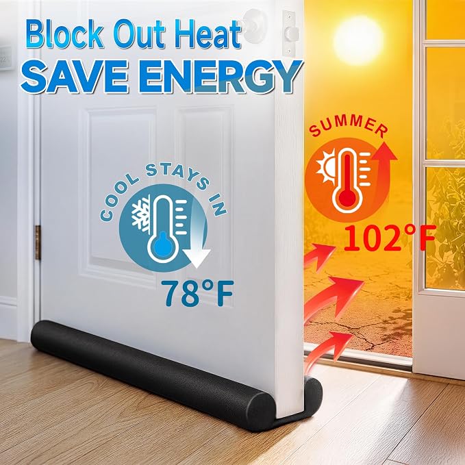 Door Draft Blocker 32 Inches Door Sweep - Image 2