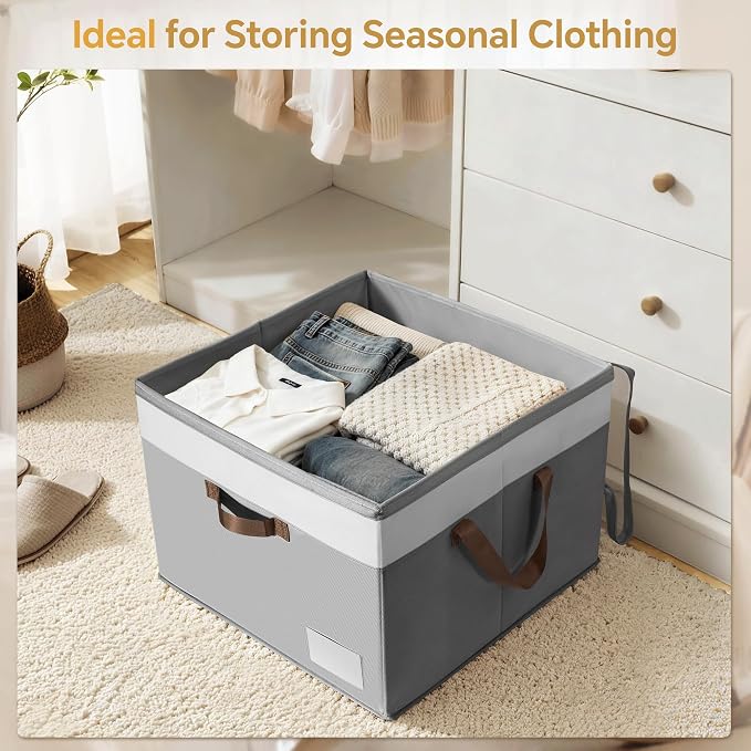 Criusia Shoe Organizer for Closet, 2 Pack Foldable Shoe Storage Organizer Box - Image 7