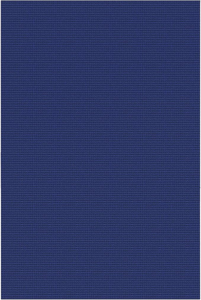 IOHOUZE Washable Area Rug 6x9 Non Slip Rugs for Living Room, Dining Room Rugs Bedroom Rug, Woven Braided Indoor Floor Carpet for Living Room Nursery Office, Royal Blue/Navy