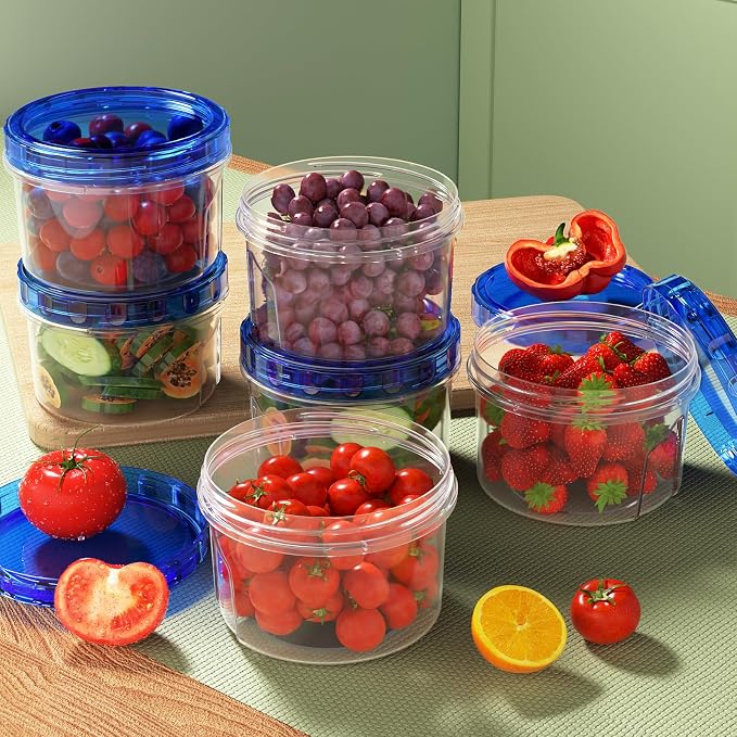 HOMETALL Freezer Storage Containers, Airtight Plastic | Food Storage Containers - Image 5
