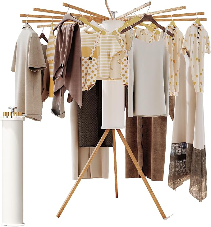 BOQORAD Clothes Drying Rack Foldable, Laundry Drying Rack, Drying Rack Clothing by BOQORAD