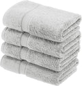 SUPERIOR Egyptian Cotton Plush & Absorbent, Hand Towel Set of 4, Soft Luxury by SUPERIOR