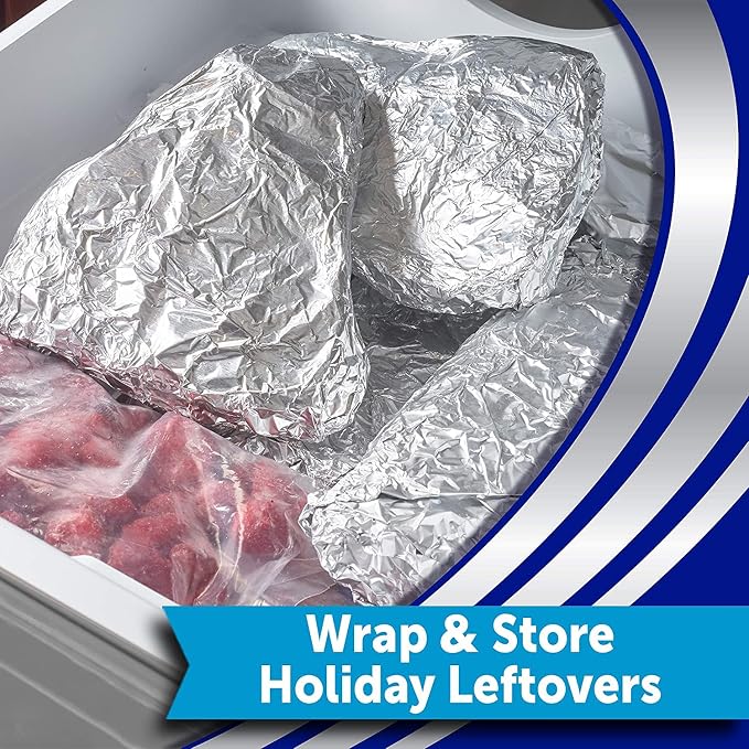 Reynolds Wrap Non-Stick Aluminum Foil Easy Prep, Cook & Clean - Image 6