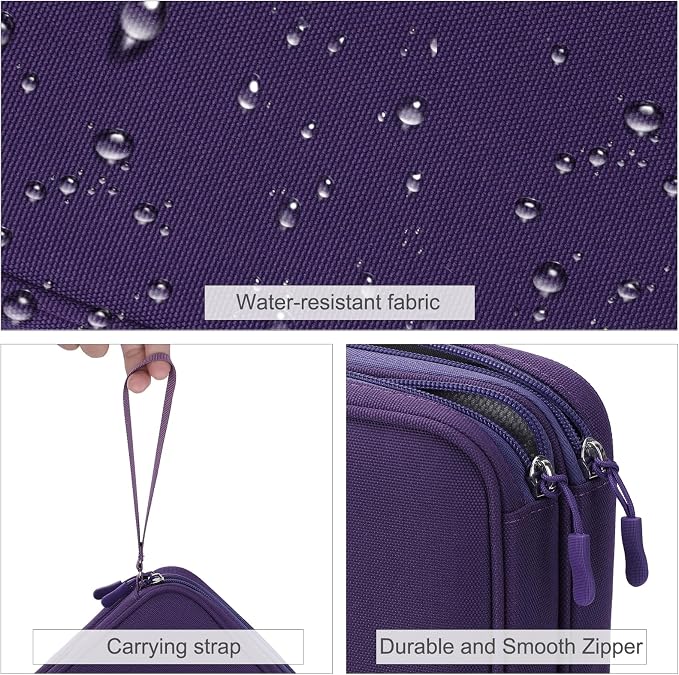 FYY Electronic Organizer, Travel Tech Pouch Bag, Extra Large, Waterproof - Image 4