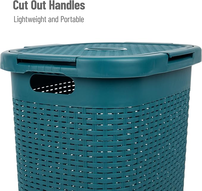Mind Reader Slim Laundry Hamper - Image 6