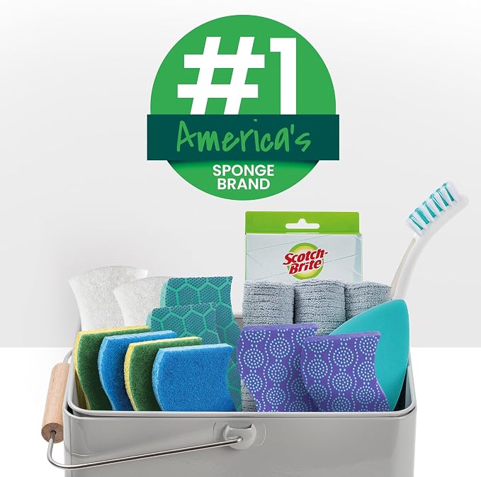 Scotch-Brite Heavy Duty Scrub Sponge, 6 Pack | Kitchen Sponges - Image 10