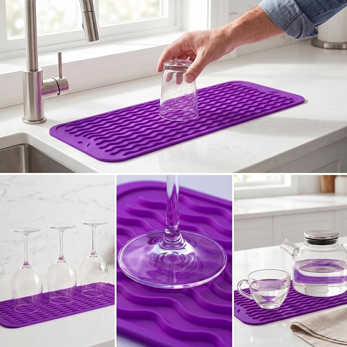 MicoYang Silicone Dish Drying Mat - Image 4
