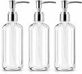 Refillable Clear Soap Dispenser Bottles by BayStateImporters