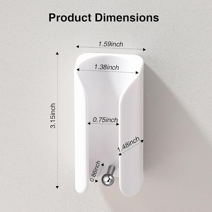 Electric Toothbrush Holder for Bathroom, Wall-Mounted Toothbrush Stand - Image 8