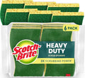 Scotch-Brite Heavy Duty Scrub Sponge, 6 Pack | Kitchen Sponges by Unknown