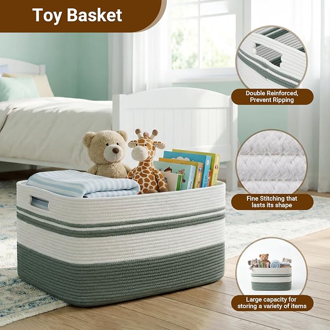 Large Laundry Basket/Hamper - Image 6