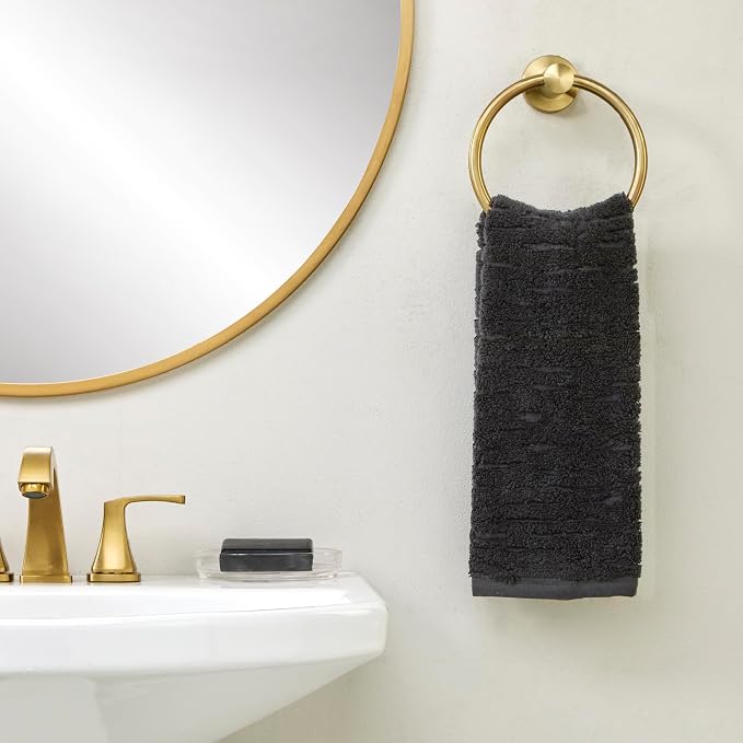SKL Home CloudSoft Bath Towel Set, 100% Cotton Luxury, Slate | 2 Bath towels - Image 5