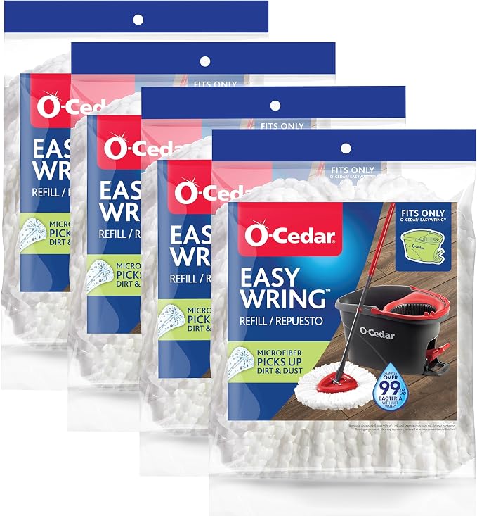 O-Cedar EasyWring Spin Mop Microfiber Refill by Unknown