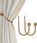 ARONRX Antique Gold Curtain Holdbacks by ARNORX