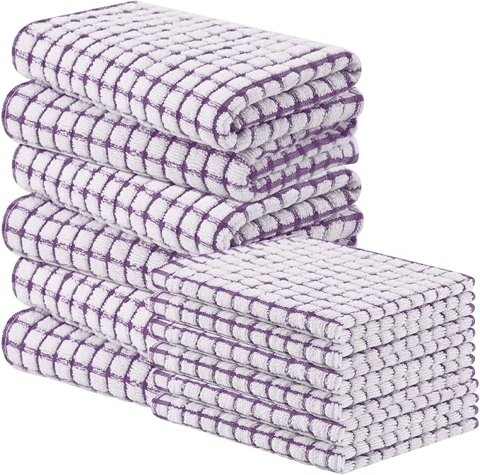 Homaxy Kitchen Towels and Dishcloths Set by Homaxy