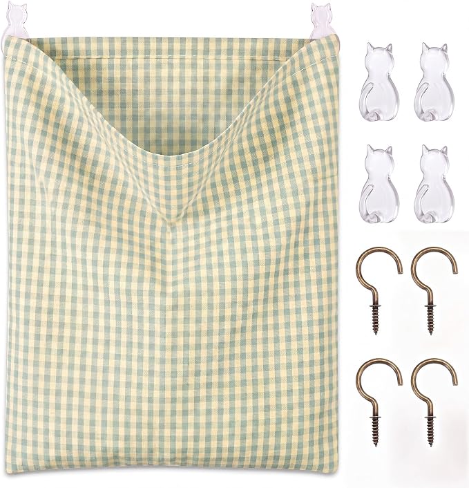 Reusable Dirty Rag Storage Linen Bag by Ribbonlic