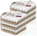 Homaxy Premium Cotton Kitchen Dish Cloths 12"x 12", 12 Pack by Homaxy