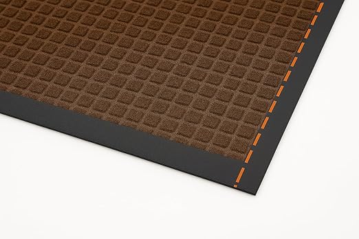 Guardian WaterGuard Indoor/Outdoor Wiper Scraper Floor Mat, Rubber/Nylon, 2'x3', Brown