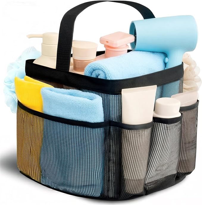 Mesh Shower Caddy Portable for College Dorm Room Essentials for Girls by Unknown