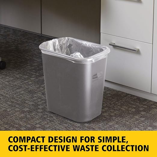Rubbermaid Commercial Products Resin Wastebasket/Trash Can, 7-Gallon/28-Quart - Image 3