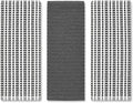 Serafina Home Thanksgiving Kitchen Towels- Set of 3 100% Cotton Solid Dark Gray by SerafinaHome