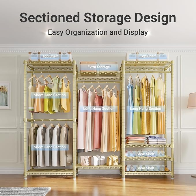 VIPEK V5 Heavy Duty Clothes Rack, Freestanding Modular Closet System, 4 x 23.6 - Image 3
