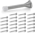 Ravinte Door Stoppers, 24 Pack Satin Nickel Spring Door Stops | Stoppers by Ravinte
