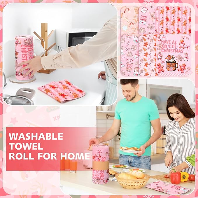 Reusable Kitchen Cloths Cotton Towel, 36 Pack - Image 6