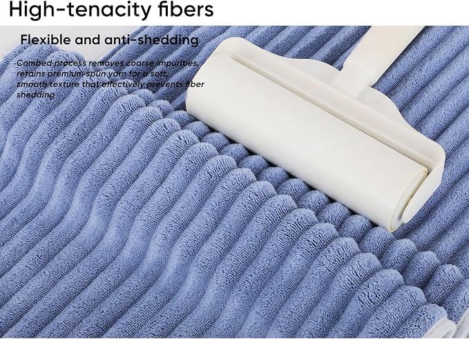 Luxury 3-Piece Quick-Dry Bath Towel Set – Ultra Soft Microfiber Towels | Hand - Image 5