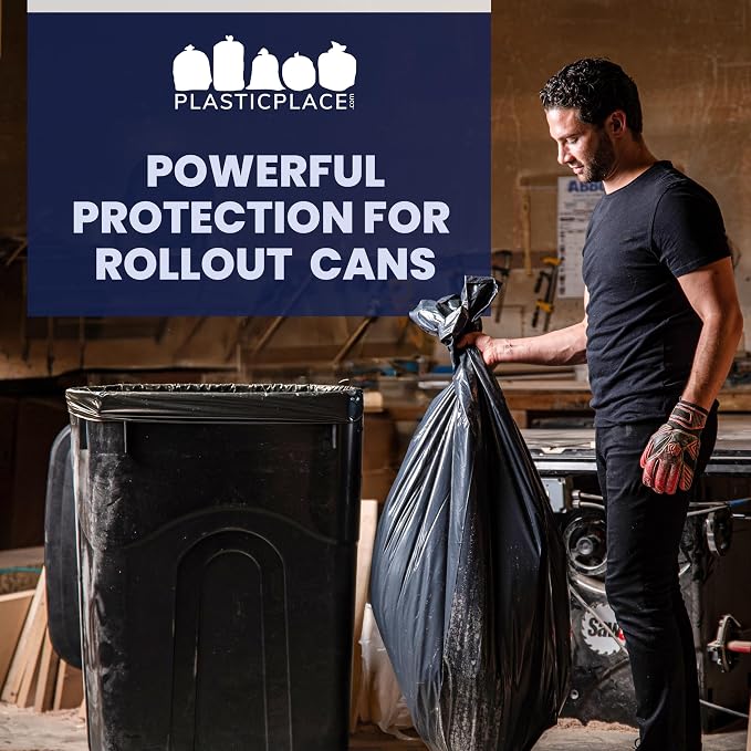 Plasticplace 64-65 Gallon Trash Can Liners - Image 8