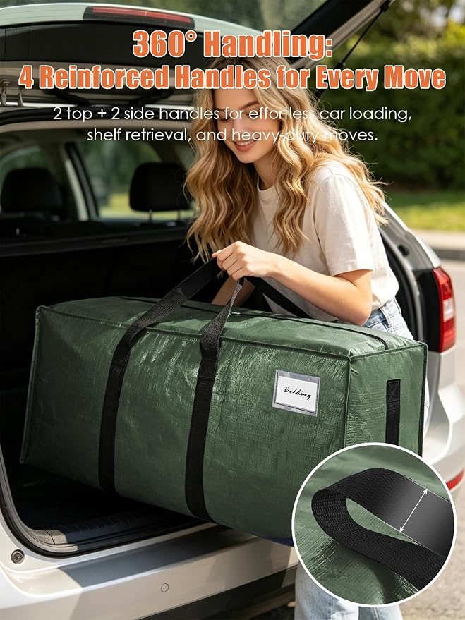 SWEET DOLPHIN 12 Pack 200LB Heavy-Duty Moving Bags - Image 5