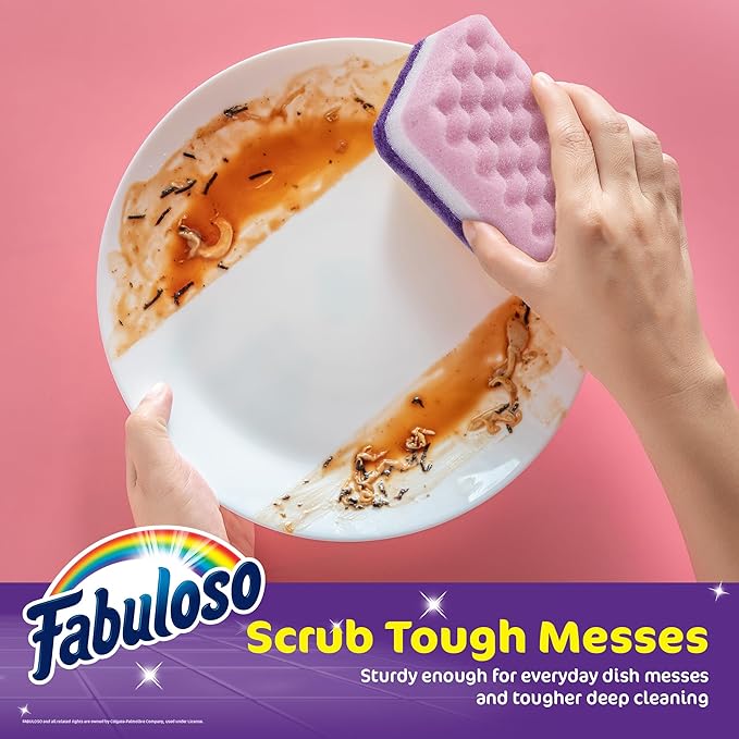 Fabuloso Scratch-Free Kitchen Dish Sponges, and counters - Image 3