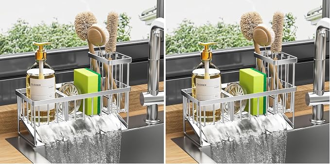Cisily Sink Caddy Sponge Holder by CISILYHOMELIFE