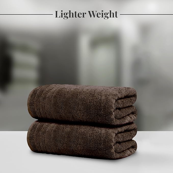 8 Piece Towel Set, 2 XL Bath, 2 Hand, 4 Washcloth, Lighter Weight, Quicker to - Image 4
