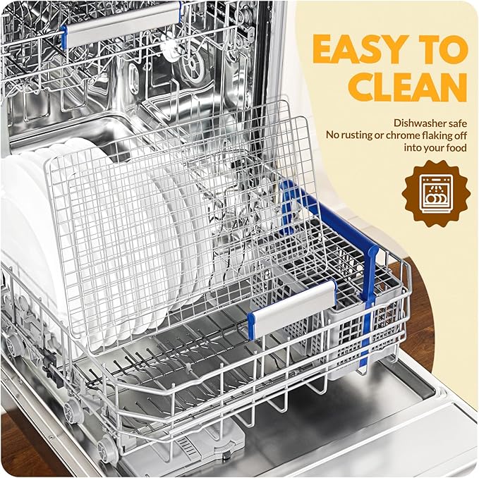 2 PCS Cooling Racks for Cooking and Baking, 15x10 Inches Stainless Steel Cooling Rack, Sheet Pan with Wire Rack for Baking Sheet, Bacon Rack Oven Safe Fits Jelly Roll Sheet Pan