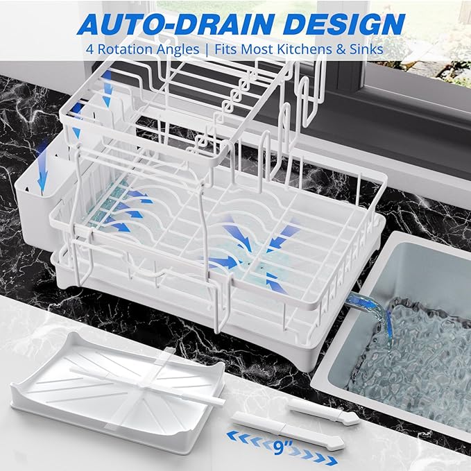 2-Tier Dish Drying Rack - Image 3