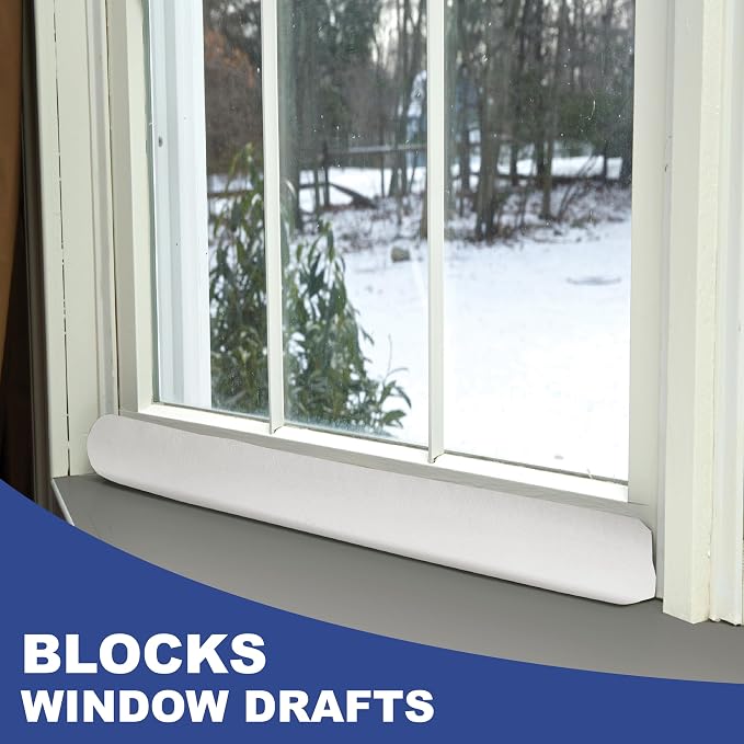 Twin Draft Guard Hug N Fit Door Draft Stopper, 28–36 in, Water Repellent | Dual - Image 9