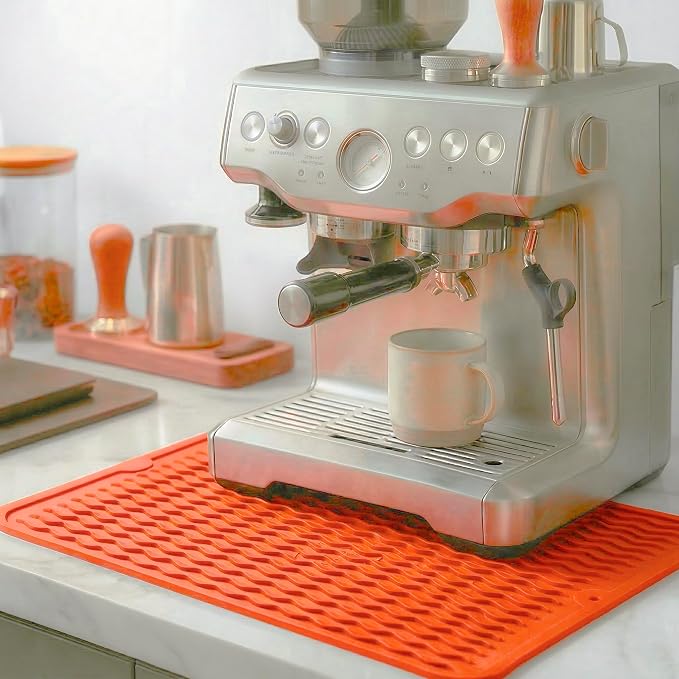 MicoYang Silicone Dish Drying Mat — Quick-Dry Ridges Counter & Sink Pad - Image 7
