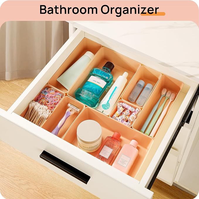 Vtopmart 25 Pack Plastic Drawer Organizers - Image 5