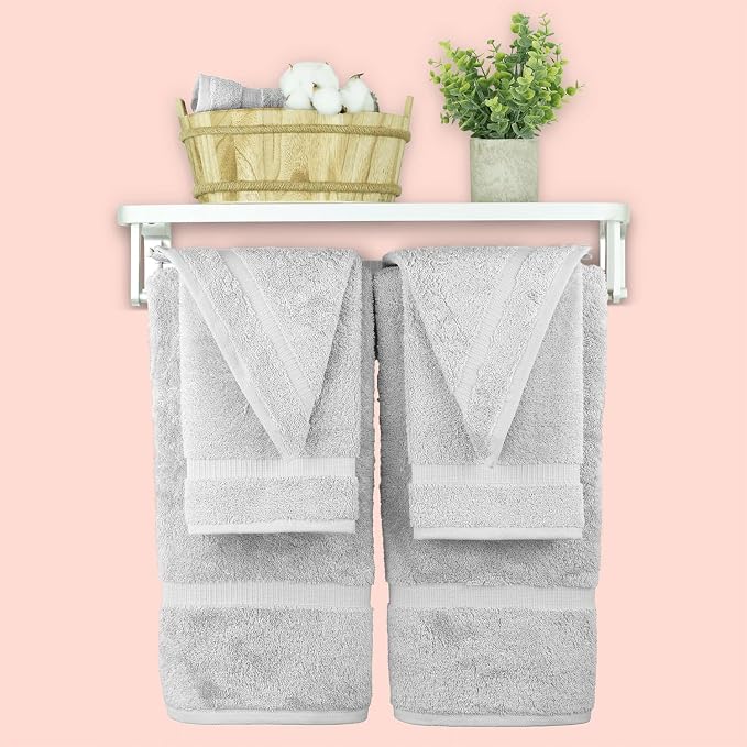 Chakir Turkish Linens 100% Cotton 6-Piece Towel Set, Oeko-Tex Certified: 2 Bath - Image 4