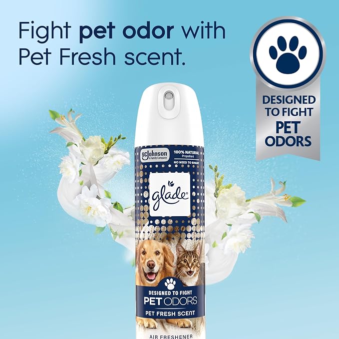 Glade Air Freshener Room Spray, Pet Fresh Scent, Odor Fighting to Deliver Long - Image 4