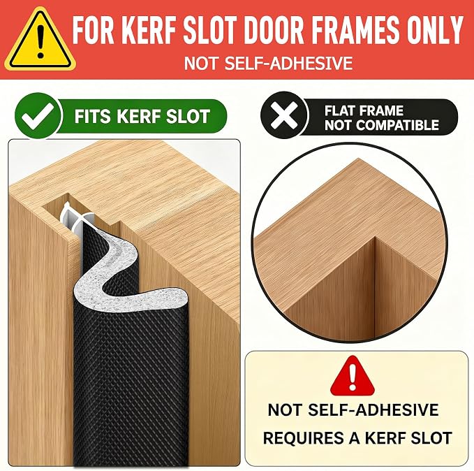 Litaibai 40 ft Kerf Weather Stripping Door Seal - Image 2
