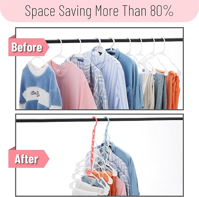 Mr. Pen- Space Saving Hangers, 360° Rotating Hooks | Magic Cascading Hanger - Image 6