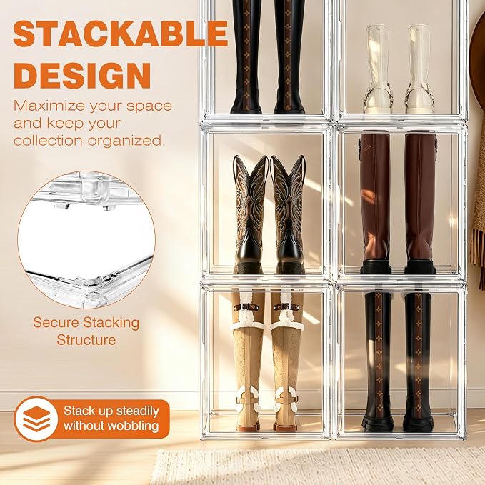 17.7'' XXX-Large Shoe Acrylic Display Case - Image 6