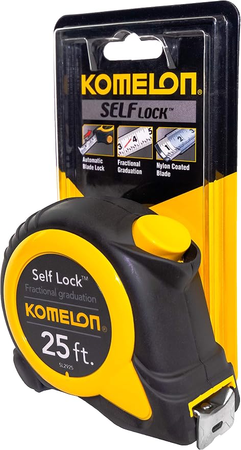 Komelon SL2925 Self Lock Speed Mark 25-Foot Power Tape - Image 4